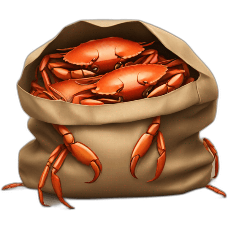 Bag full of Crabs emoji