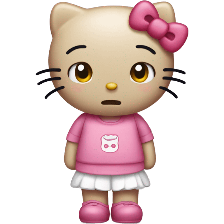 sad hello kitty emoji