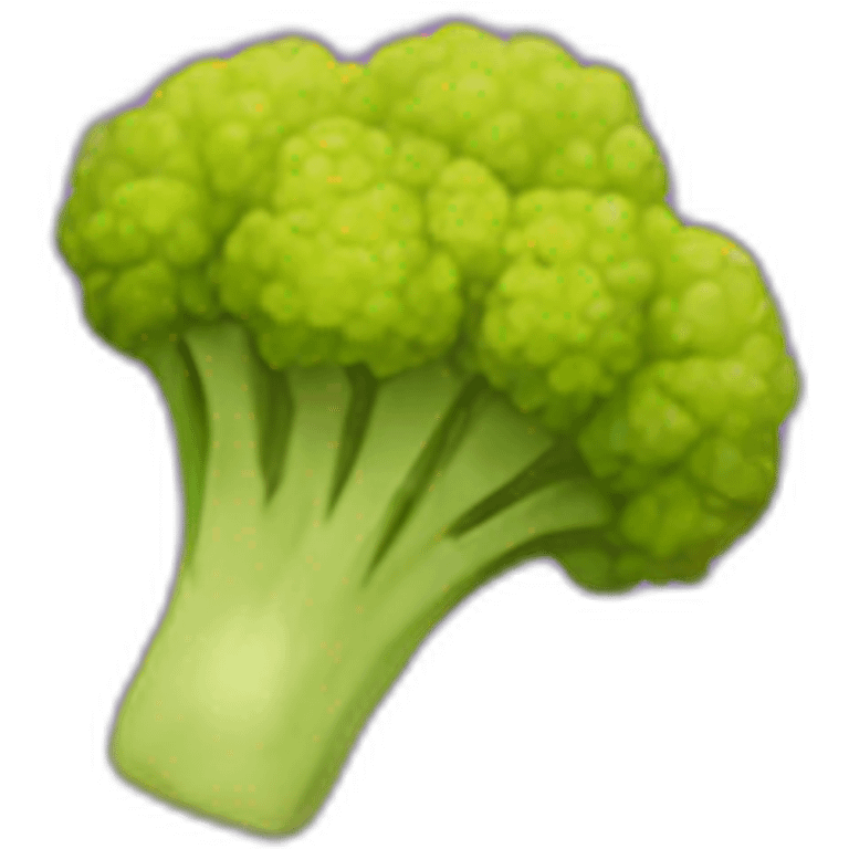 Yellow broccoli emoji