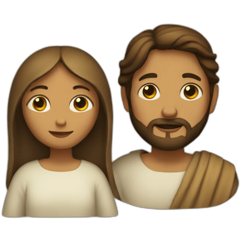 Mary and Jesus emoji