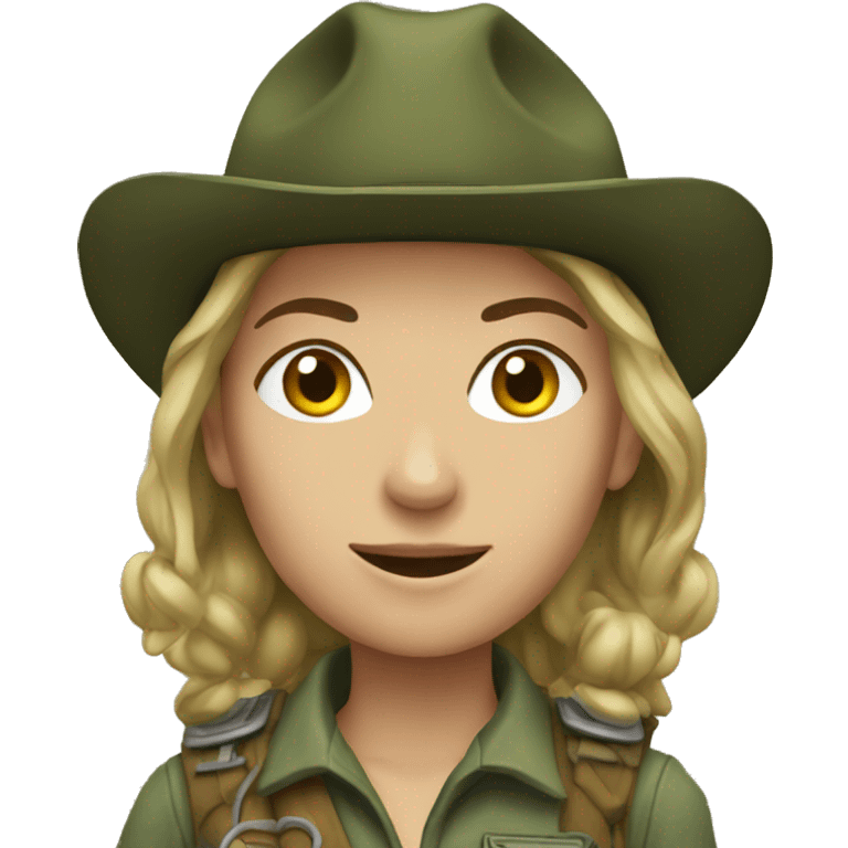 female Ranger emoji