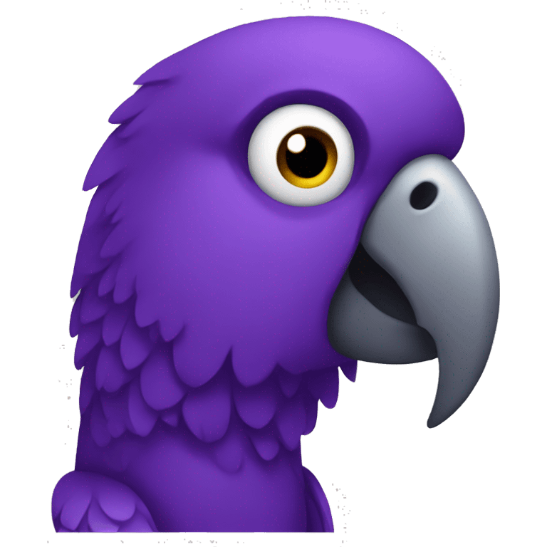 purple parrot emoji