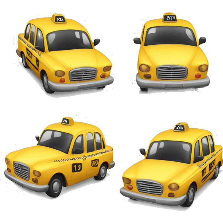 Yellow taxi  emoji