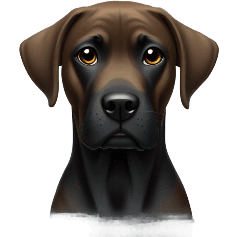 Black boxador  emoji