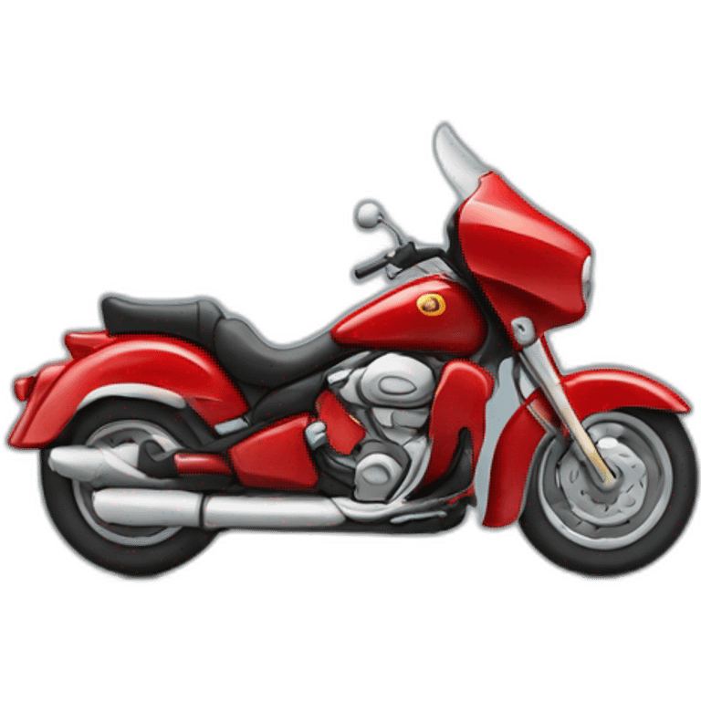 red motorcycle emoji