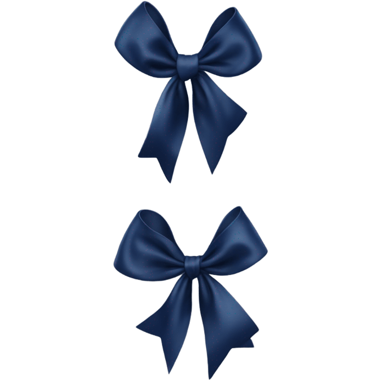 navy bow  emoji