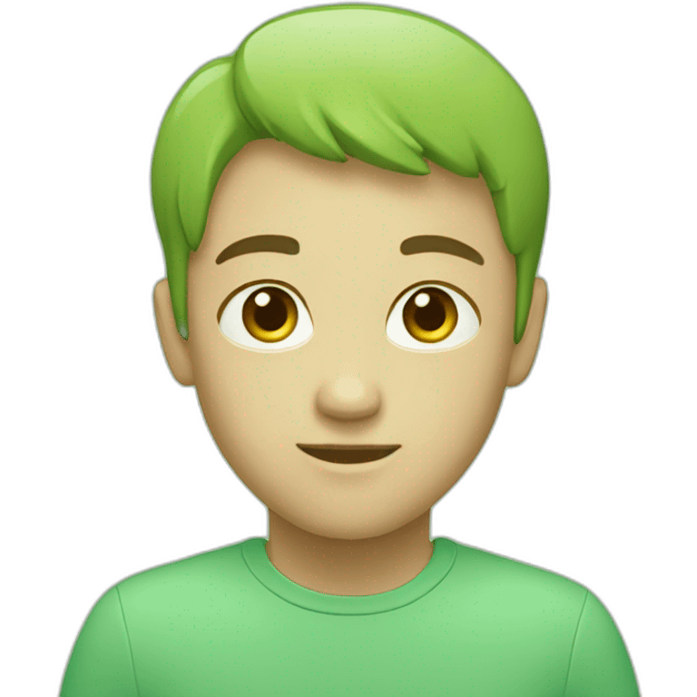 Light green color emoji