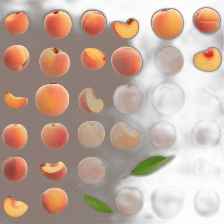 photo of a peach веселий emoji