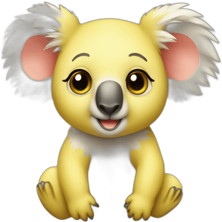 Yellow koala emoji