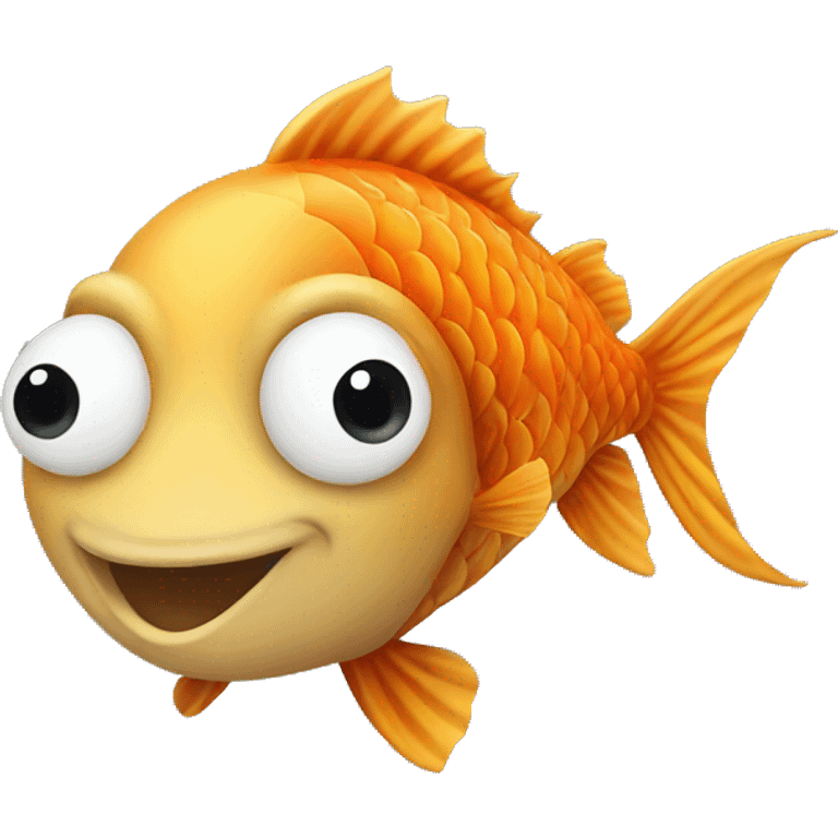 fish on monkey emoji