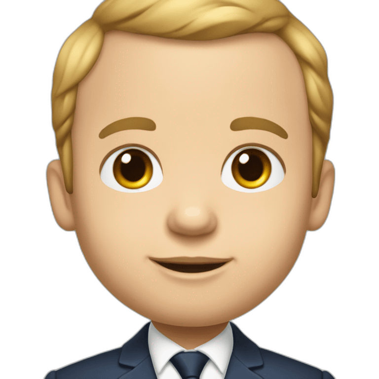 Macron bébé emoji