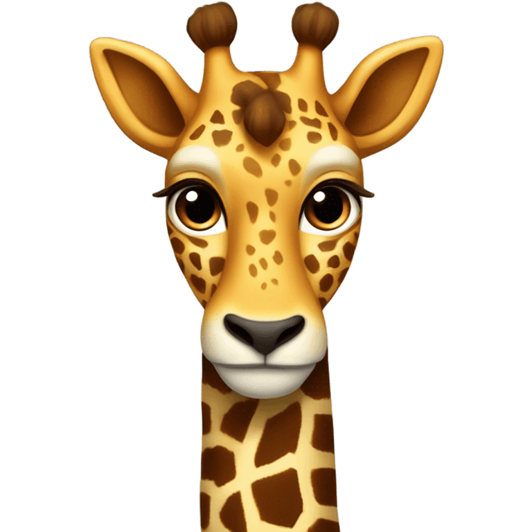 giraffe mixed with lion emoji