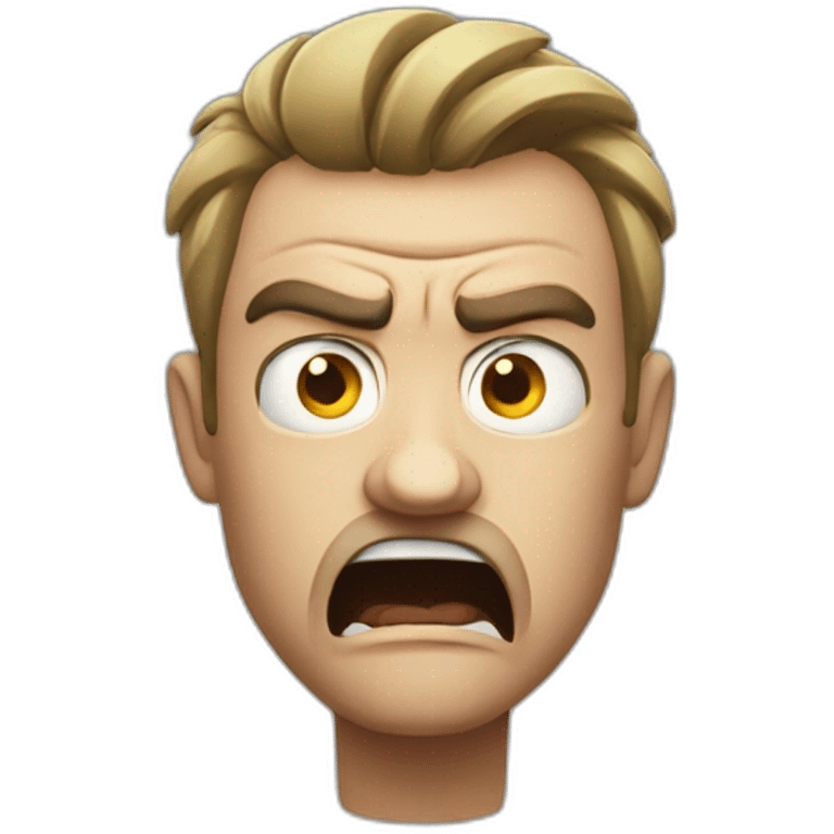 angry guy  emoji