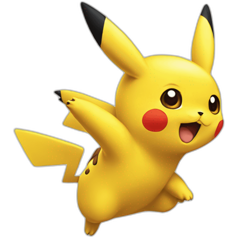 Flying pikachu emoji