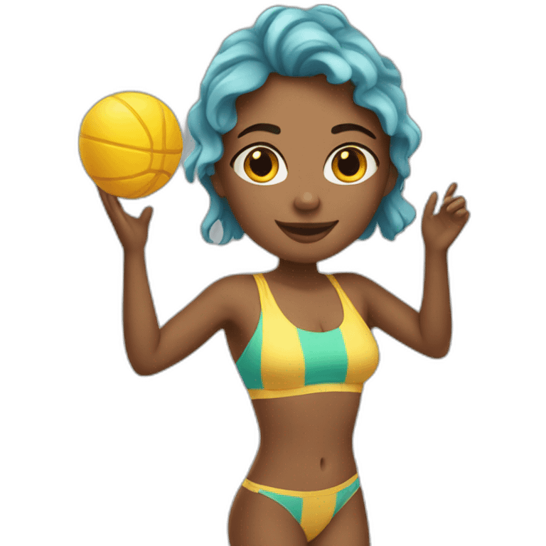 Femme en maillot de bain emoji