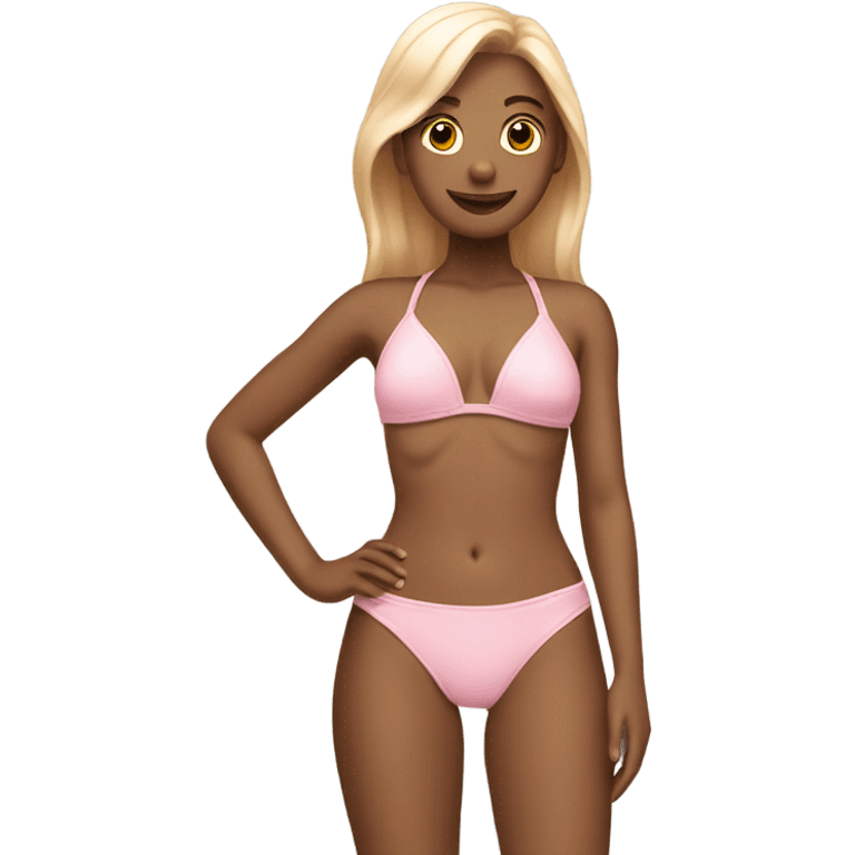 light pink bikini emoji