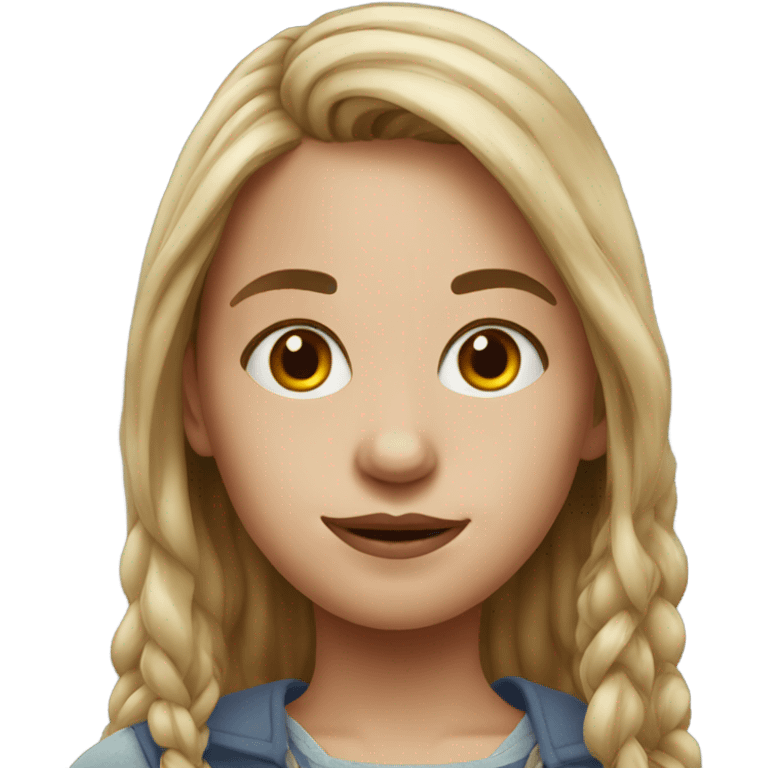 realistic portrait of girl emoji