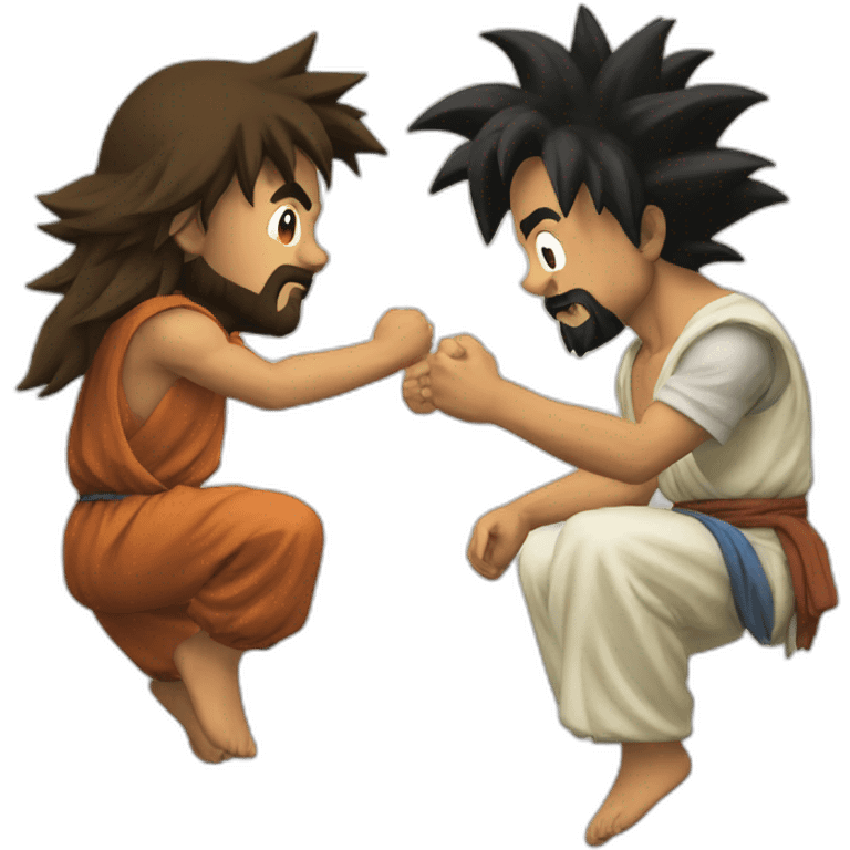 Goku y jesus emoji