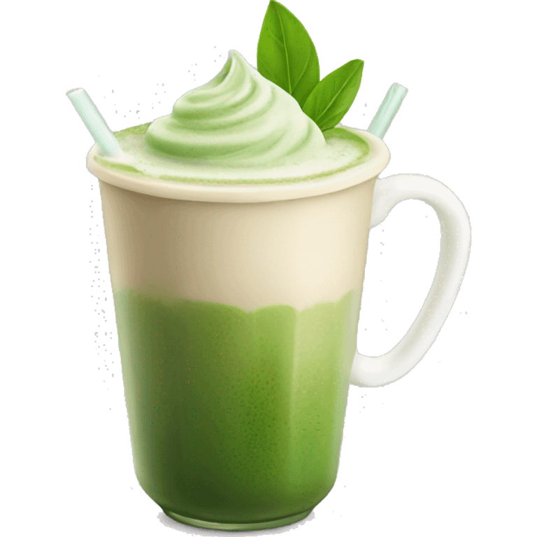 ICE Matcha Latte  emoji