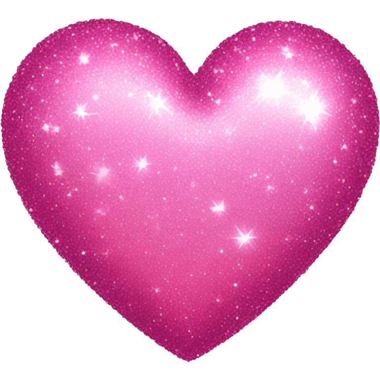 pink sparkly heart emoji