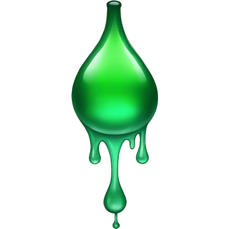 Green  Water Drip emoji