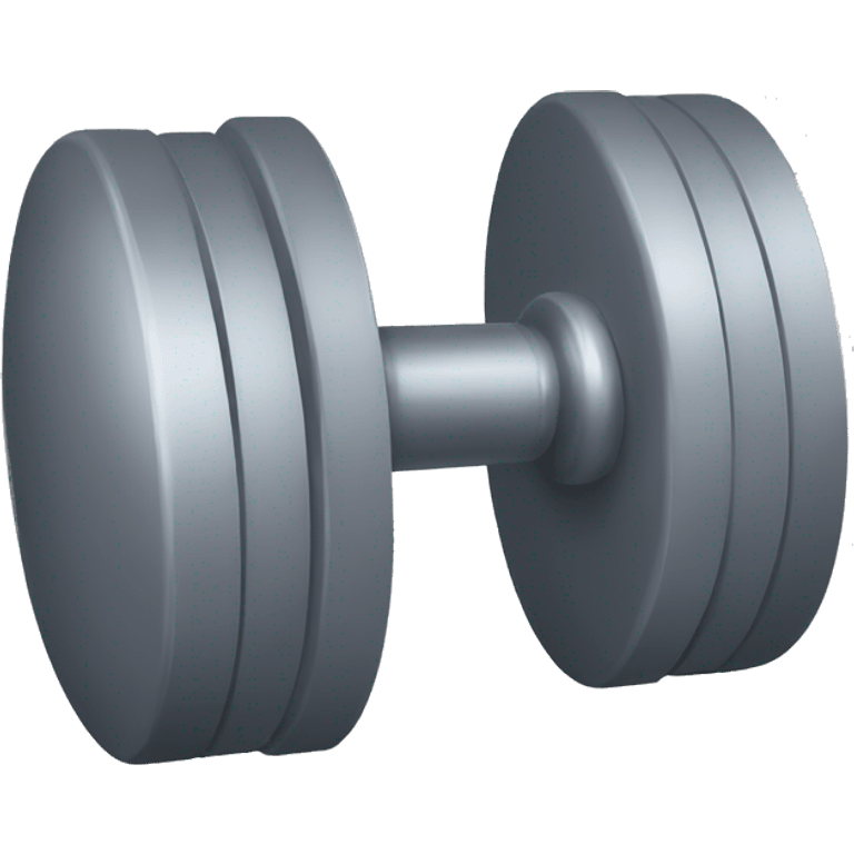 gym dumbell ball emoji