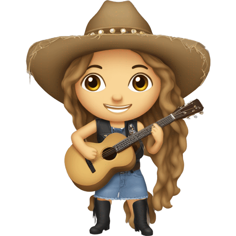 Katie Kaupp as a country musician in Las Vegas emoji