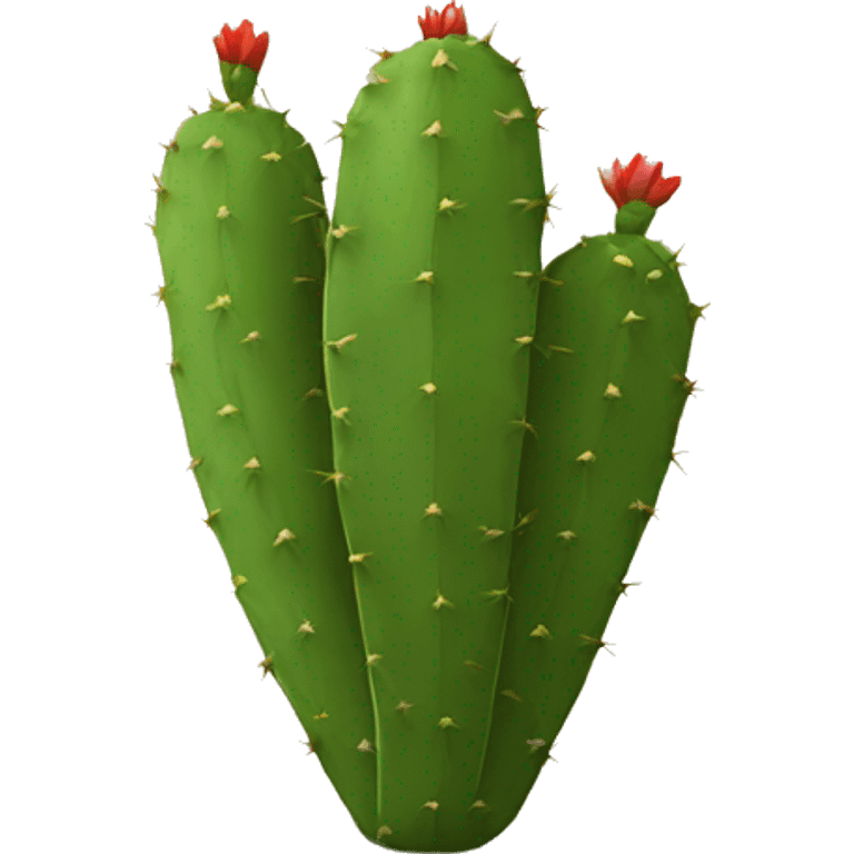 round Nopal without pot emoji