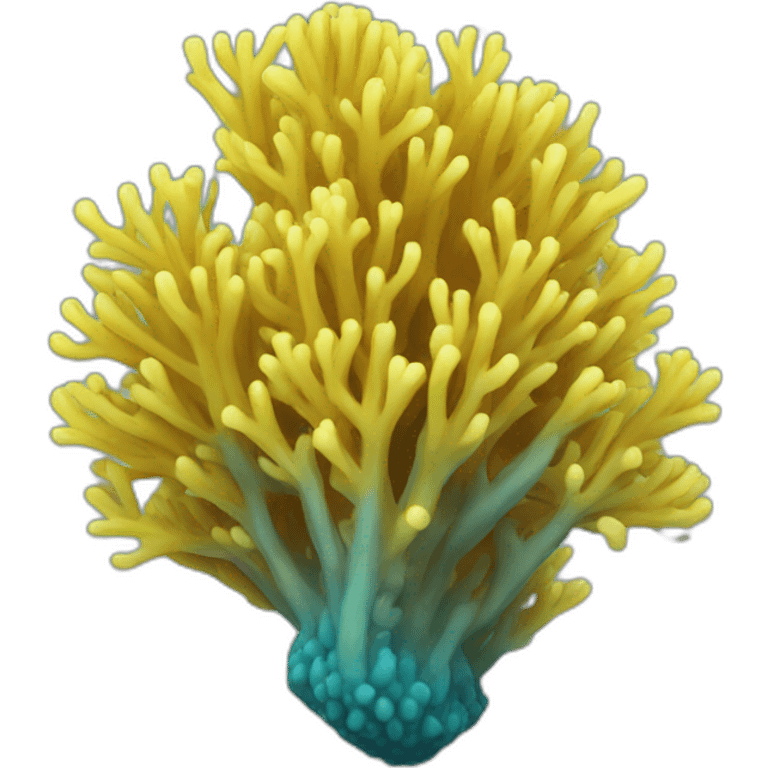 yellow coral emoji