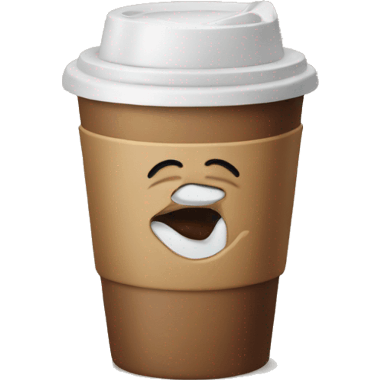 Take away coffee emoji