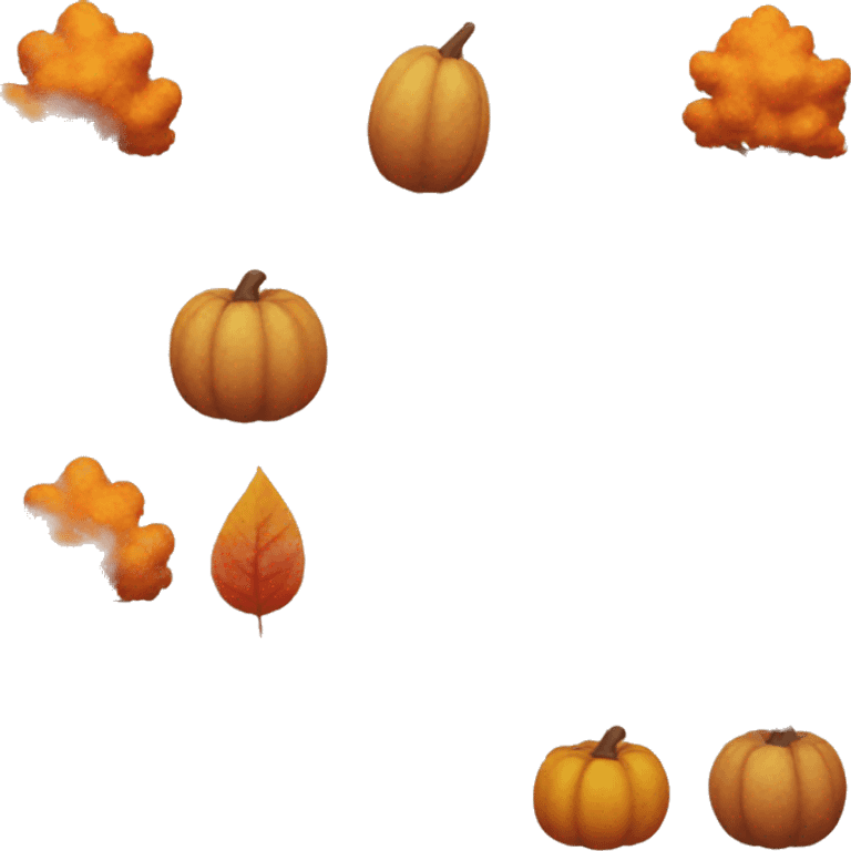 Aesthetic autumn emoji