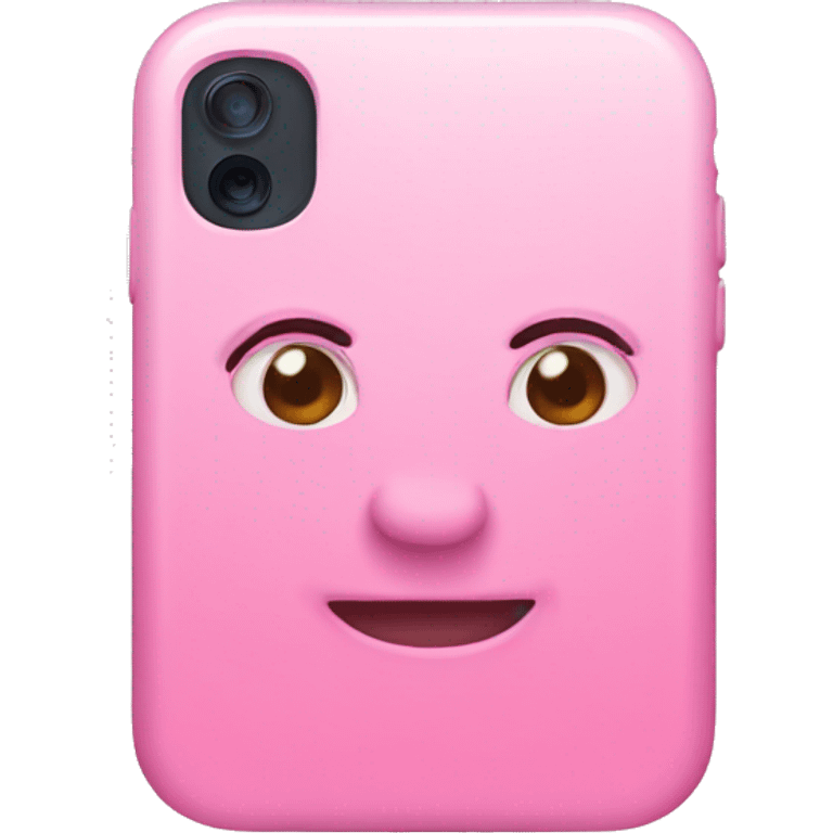 Pink iphone emoji