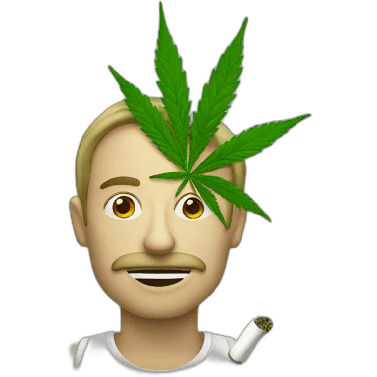 Cannabis smoker emoji