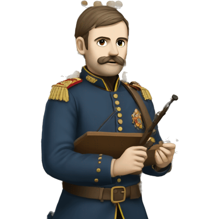 Crimean War soldier keeping abacus emoji