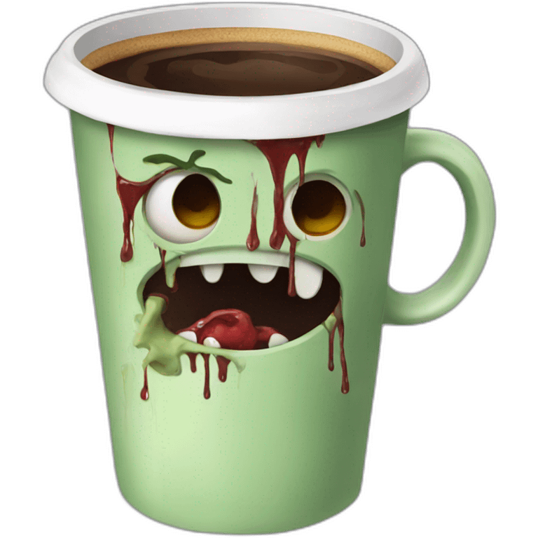 zombie coffee emoji