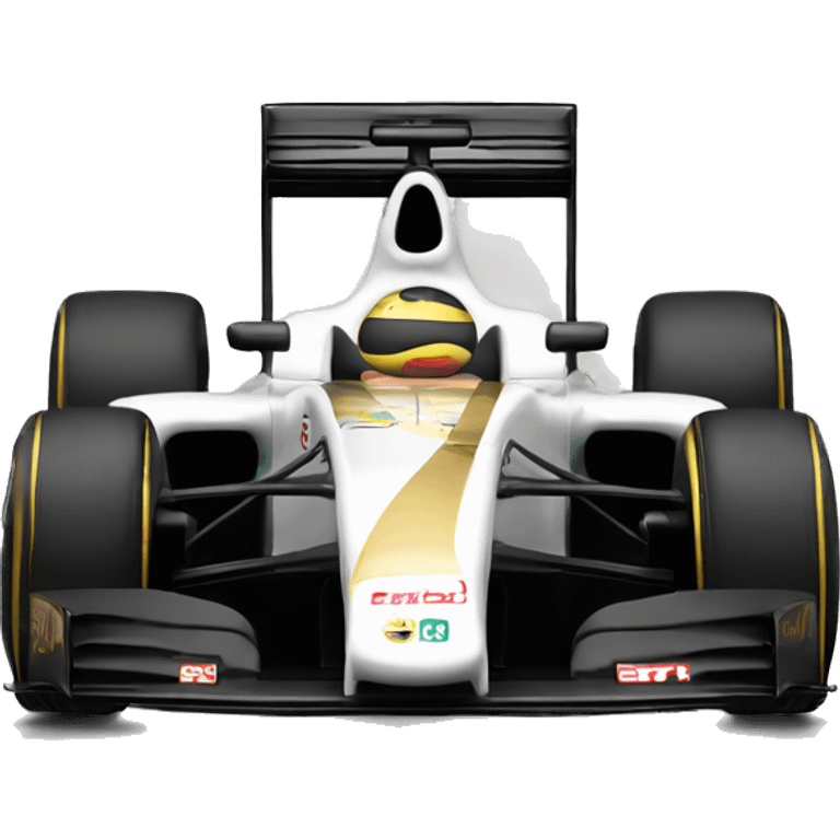 2012 formula 1 car with Lotus  emoji