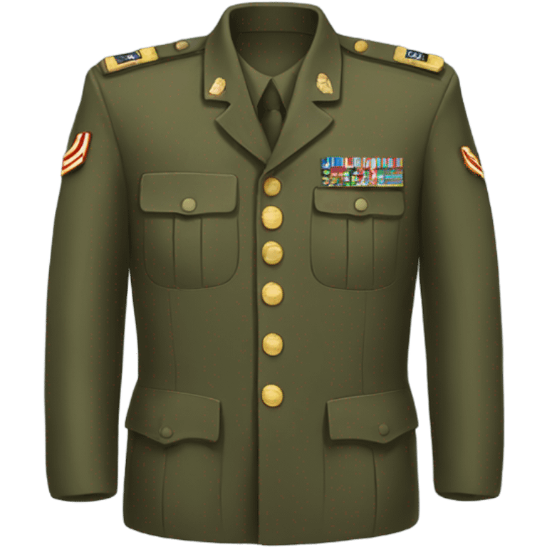 military uniform emoji