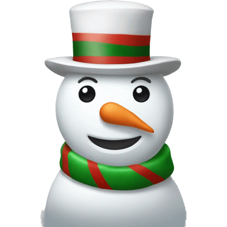 christmas snowman emoji