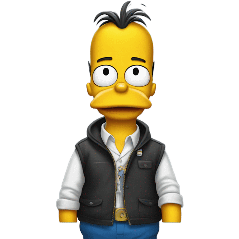 Bart donald duck emoji