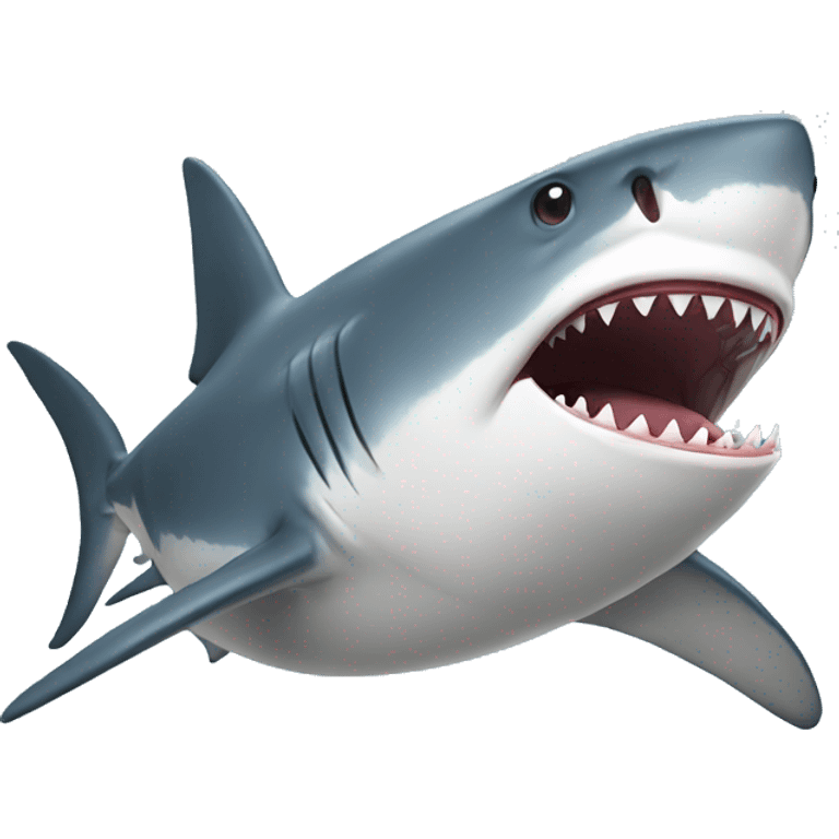 a shark emoji