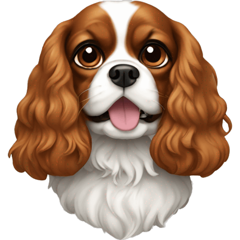 King Charles cavalier emoji