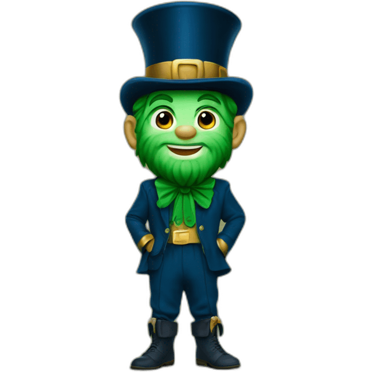 university of notre dame leprechaun mascot emoji