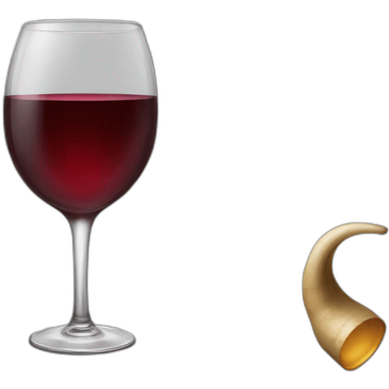 bull-horns-wine-glass emoji