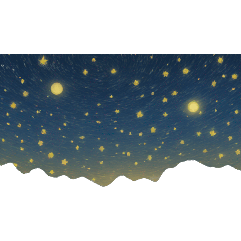 Starry night emoji