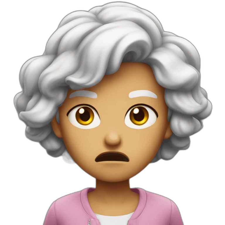 Dina angry emoji