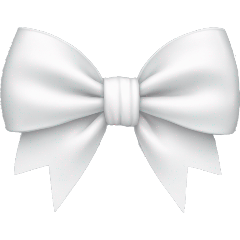 White bow emoji