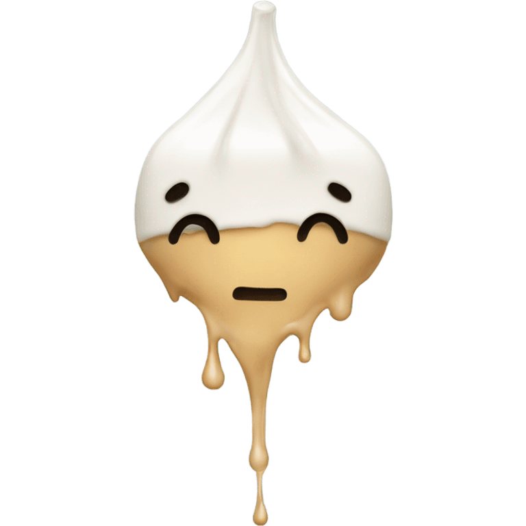 Milk drips emoji