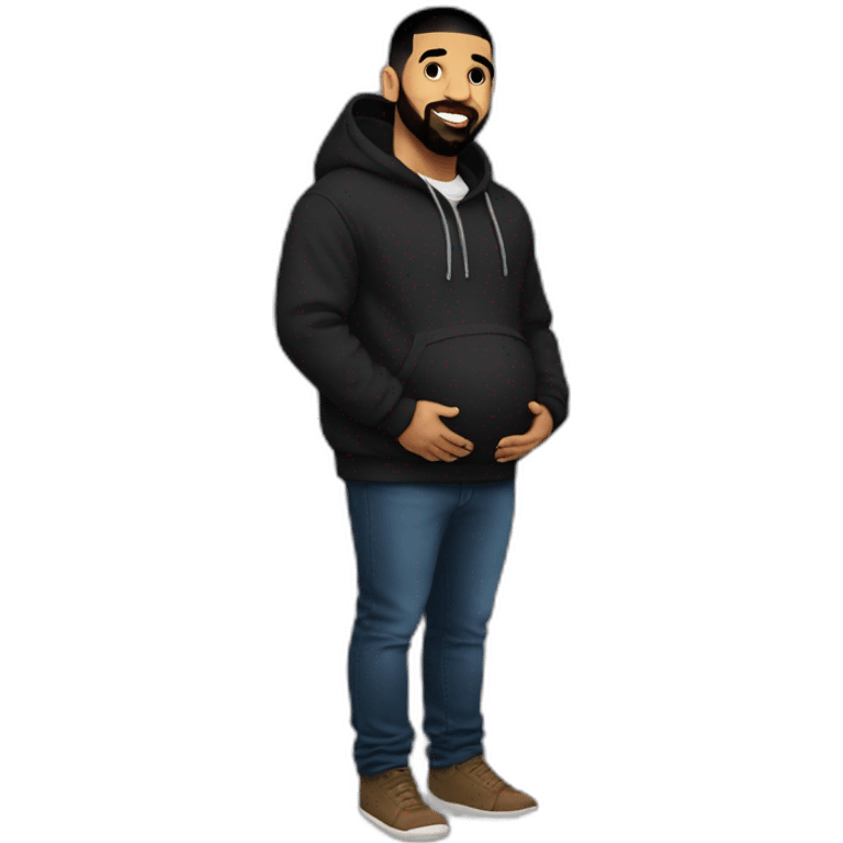 Pregnant Drake emoji