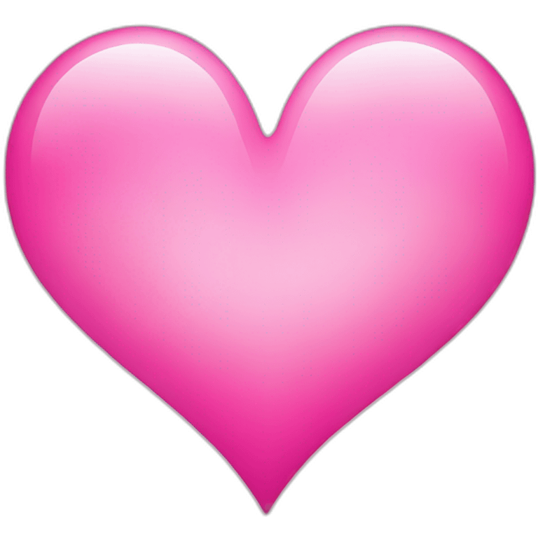 Heart pink fade emoji