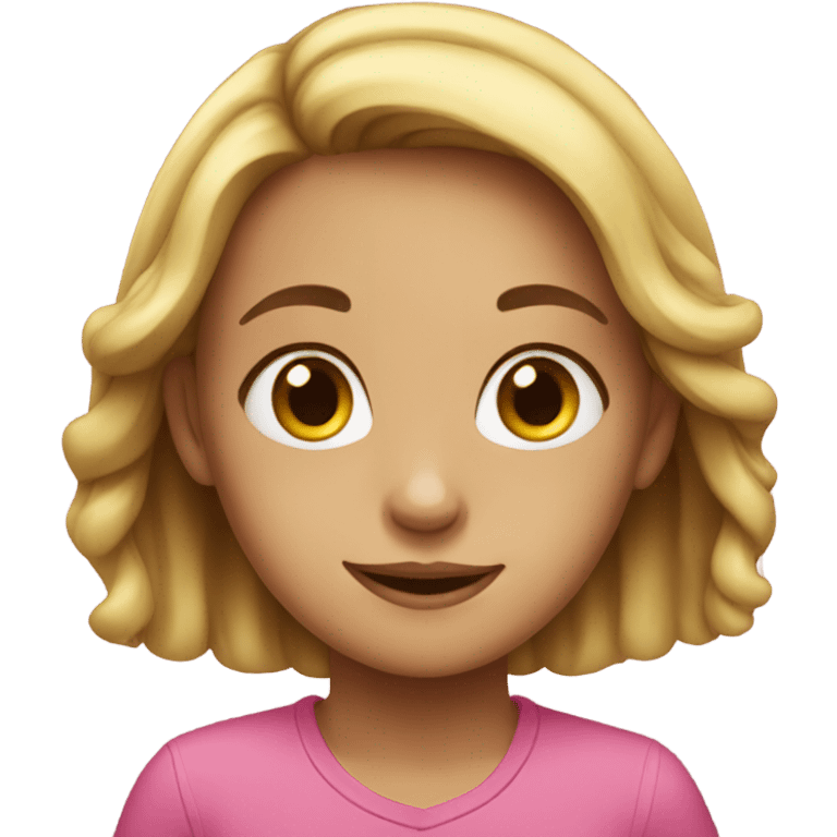 Girl who won emoji